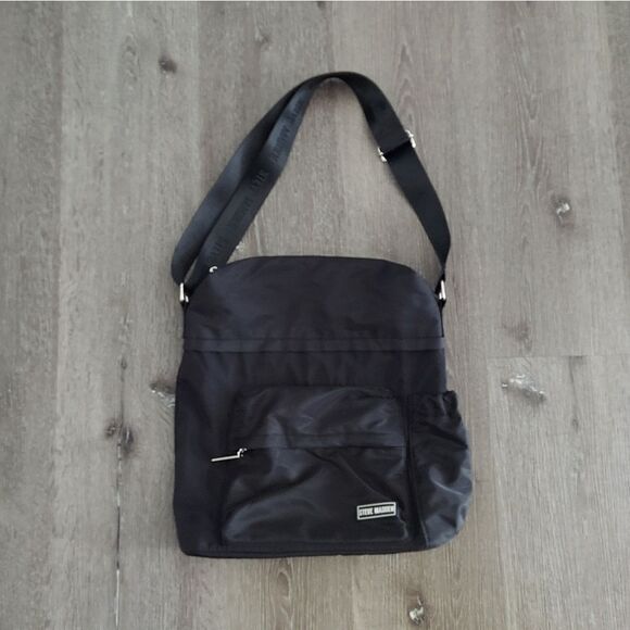 Steve Madden Black Shoulder Crossbody Bag - Picture 1 of 7
